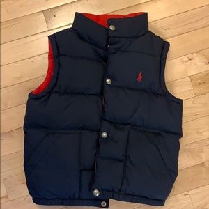 Ralph Lauren Polo boys reversible puffer vest